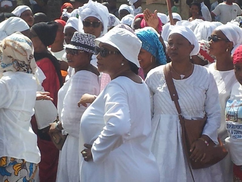 Des femmes de l'opposition à Conakry
