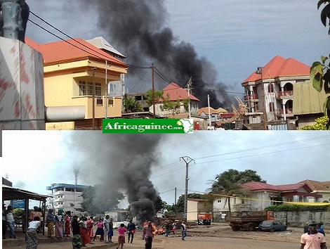 Des émeutes dans plusieurs quartiers de Conakry