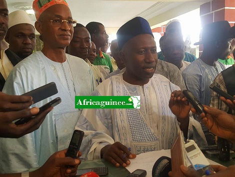 Des leaders de l'opposition à Conakry