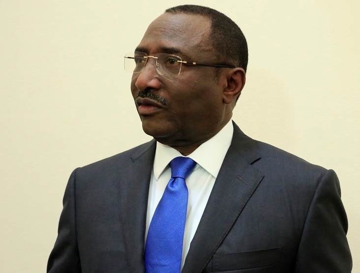 Sidya Touré, leader de l'Union des Forces Républicaines (Guinée)
