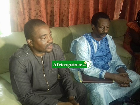 Tibou Kamara et Cheick Talibi Sylla, respectivement Ministre Conseiller Personnel du Chef de l'Etat et ministre de l'Energie
