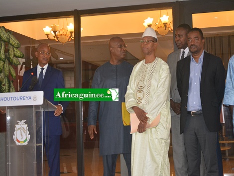 Cellou Dalein Diallo au Palais Sékoutoureya