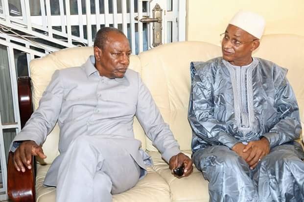 Alpha Condé et Cellou Dalein Diallo à Conakry