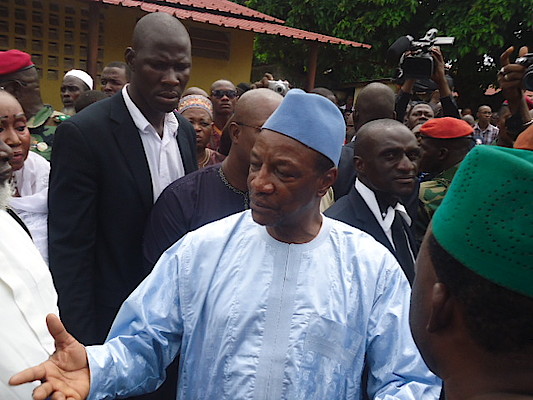 Alpha Condé, Président de la République de Guinée
