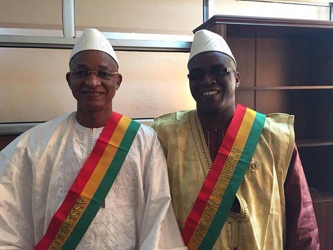 Cellou Dalein Diallo leader de l'UFDG, et FOdé Oussou Fofana, président du Groupe parlementaire des libéraux démocrates