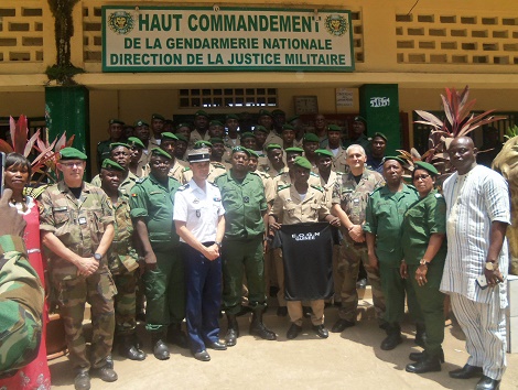 Des responsables de la gendarmerie guinéenne