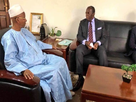 Cellou Dalein Diallo, Chef de file de l'opposition et Kassory Fofana, le Premier ministre