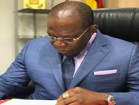 Le Premier ministre guinéen, Ibrahima Kassory Fofana au Parlement