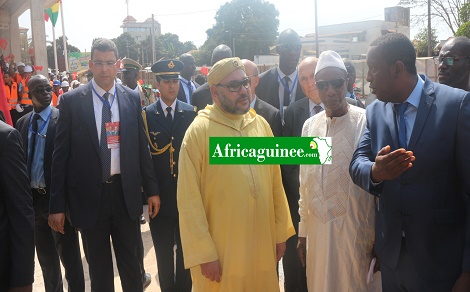 Le Roi Mohamed VI et le Président Alpha Condé à Conakry