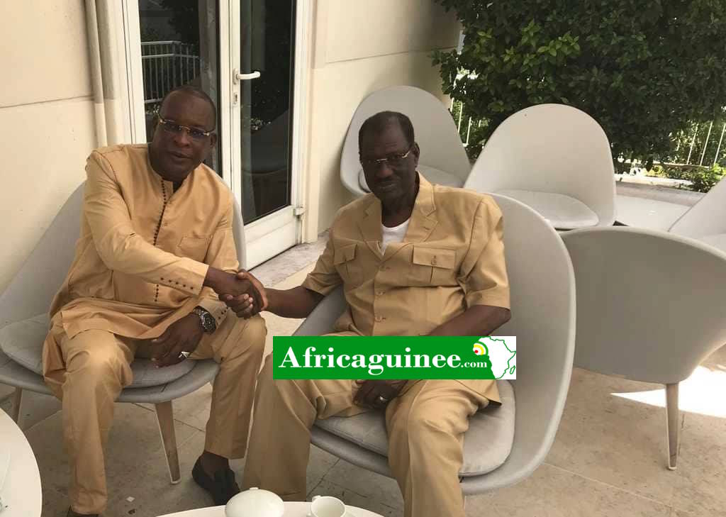 Le Général Sékouba Konaté avec Fodé Bangoura