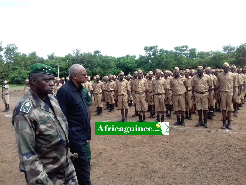 Le Général Ibrahima Baldé en compagnie du Ministre d'Etat Cheick Sako