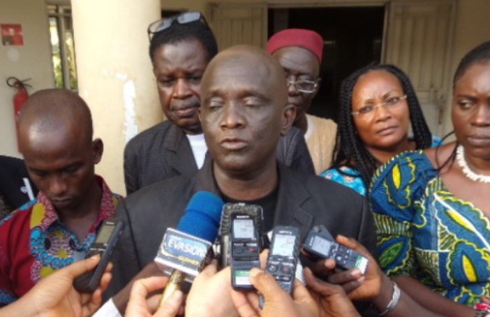 Mamady Mansaré, porte-parole de l'inter centrale syndicale CNTG-USTG