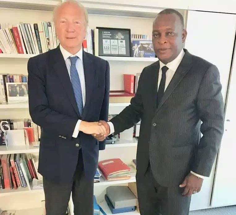 Brice Hortefeux et le Général Sékouba Konaté