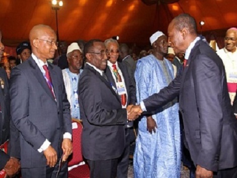 Cellou Dalein Diallo, Sidya Touré et Alpha Condé