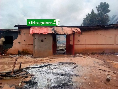 Un bars incendiés à Kankan suite au meurtre d'un jeune