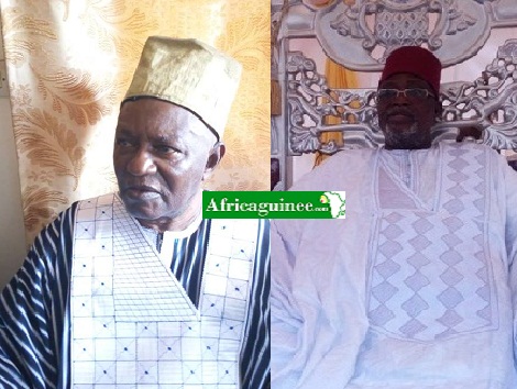 les deux rivaux Elhadj Mamoudou Soumah (G), et Elhadj Sèkhouna Soumah (D)
