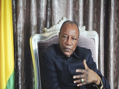 Le Président guinéen, Alpha Condé