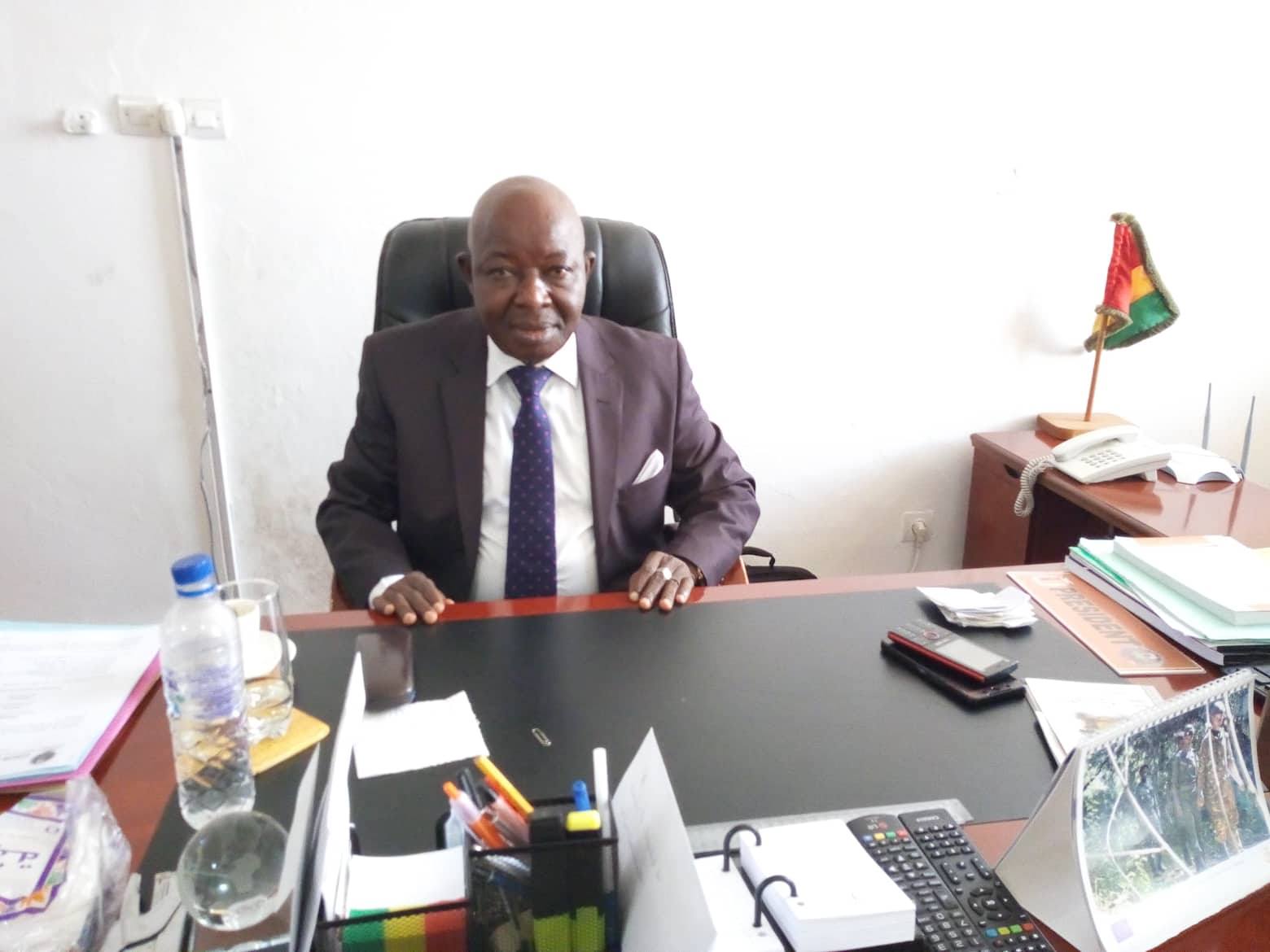 Kèlèfa Sall dans son bureau à la Cour Constitutionnelle