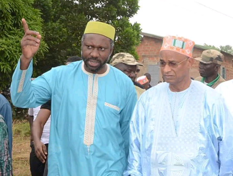 Abdoulaye Bah et Cellou Dalein Diallo, leader de l'UFDG