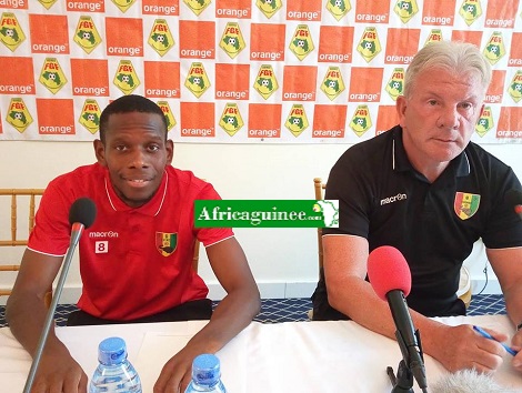 Ibrahim Traoré et Paul Put, le coach du Sily National