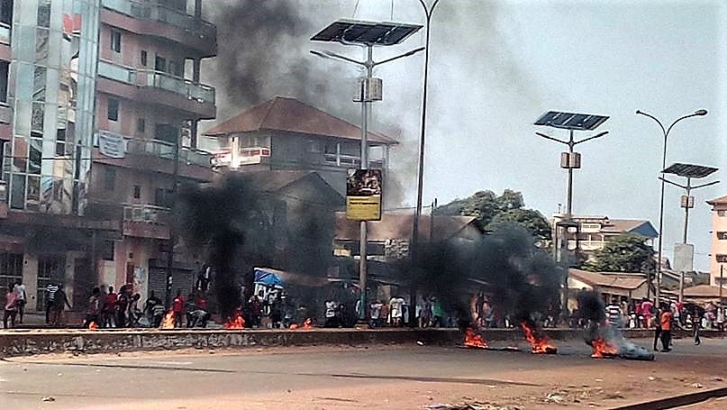 Manifestation à Conakry