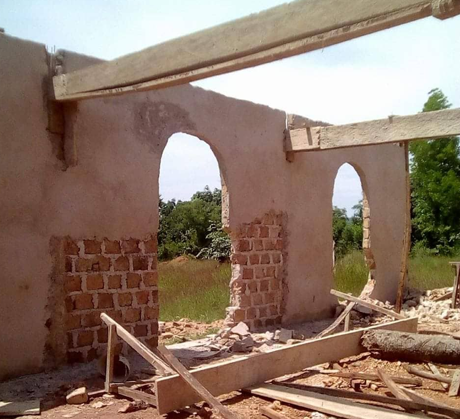 Mosquée en construction à Tountouroun (Labé)