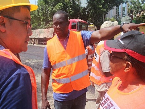 Moustapha Naité, ministre des travaux Publics