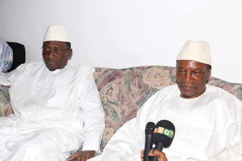 Sidya Touré et Alpha Condé