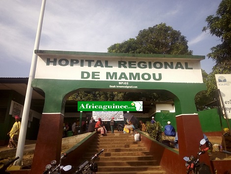 L'hôpital régional de Mamou où les blessés ont été admis en urgence