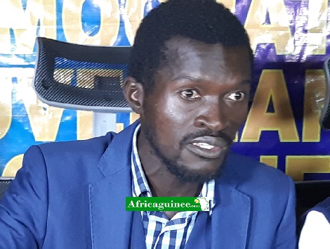 Sékou Koundouno, coordonateur du Balai Citoyen