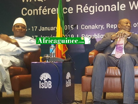Les Présidents Ibrahima Boubacar Keita et Alpha Condé