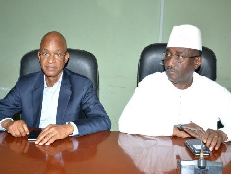 Les anciens premiers ministres Cellou Dalein Diallo et Sidya Touré