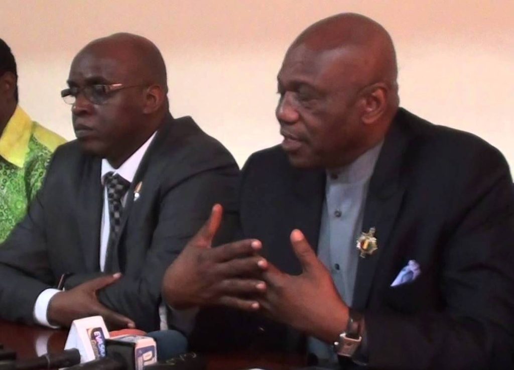 Dr Fodé Oussou Fofana et Amadou Damaro Camara