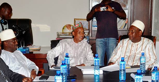 Sidya Touré, Cellou Dalein Diallo et Lansana Kouyaté