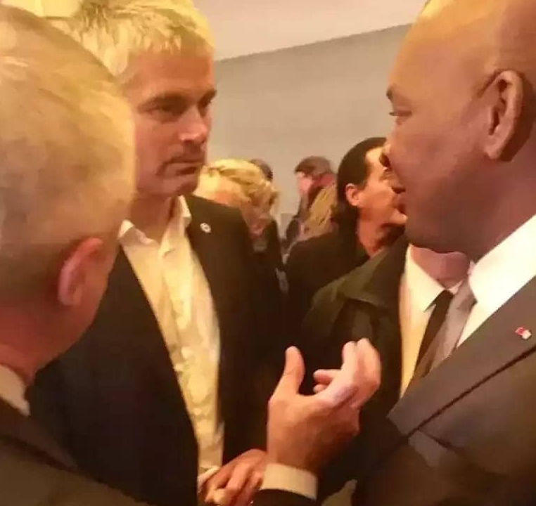 Le Général Sékouba Konaté et Laurent Wauquiez