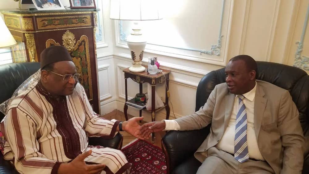 Lansana Kouyaté et le Général Sékouba Konaté