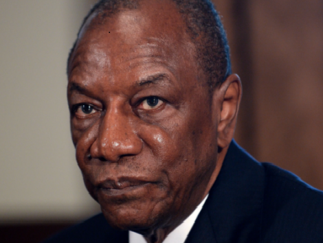 Le président de la République de Guinée, Pr Alpha Condé