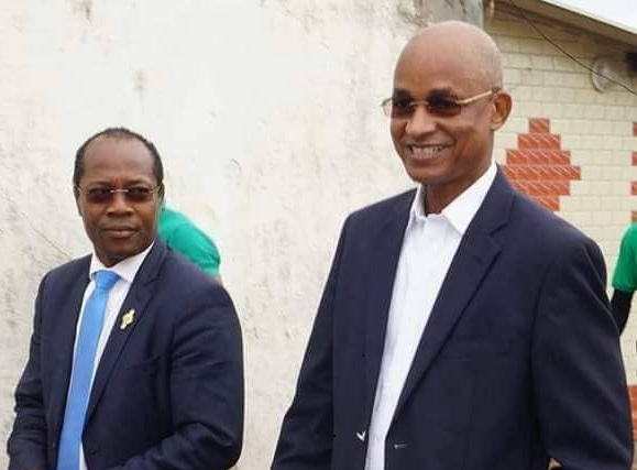 Cellou Dalein Diallo, leader de l'UFDG et Ousmane Gaoual Diallo