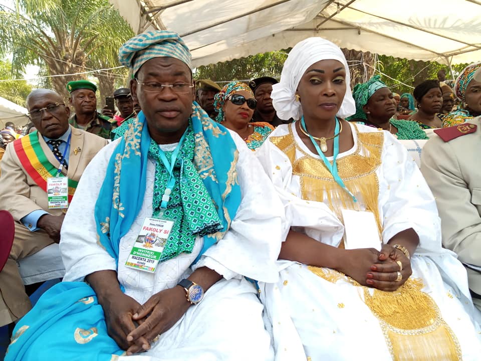 El hadj Papa Koly Kourouma et sa femme