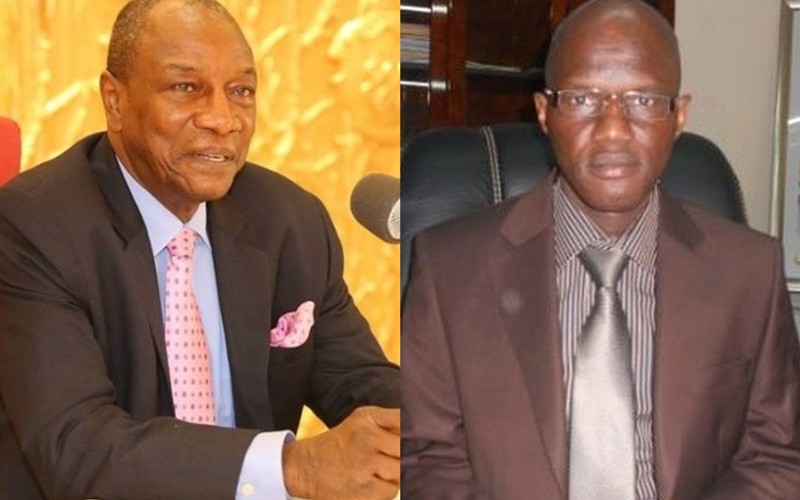 Alpha Condé et Dr Ibrahima Kourouma