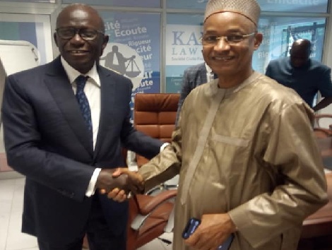 Maître Abdoul  Kabélè Camara et Cellou Dalein Diallo crédit photo Maka N'Denda