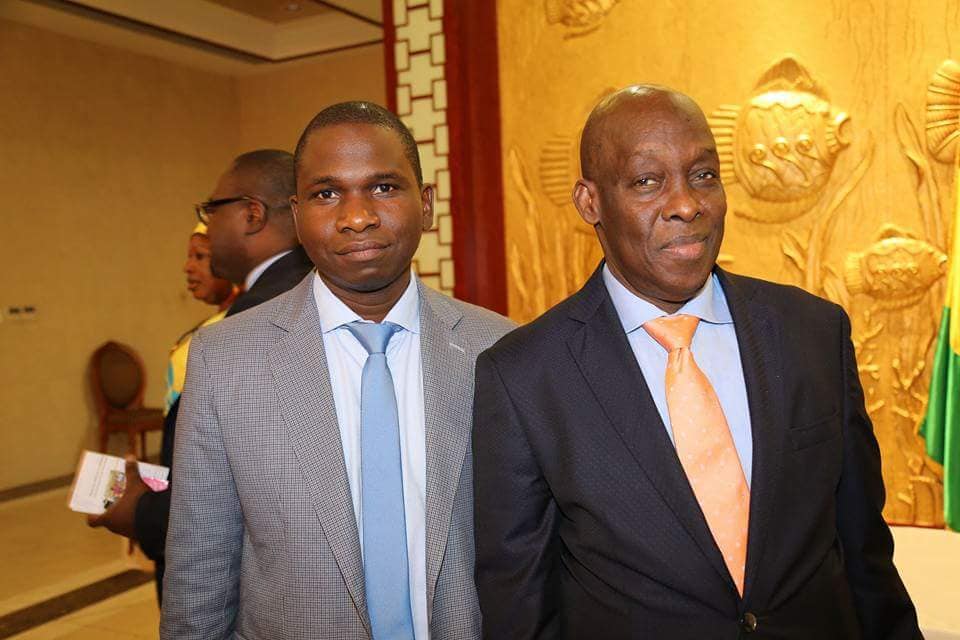 Aladji Cellou Camara, Directeur de la DIRPA et le Ministre d'Etat, ministre de la Défense, Dr Mohamed Diané