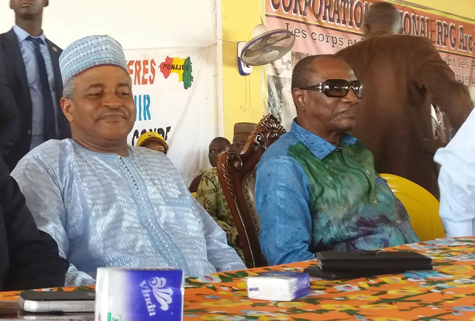 Bah Ousmane et Alpha Condé
