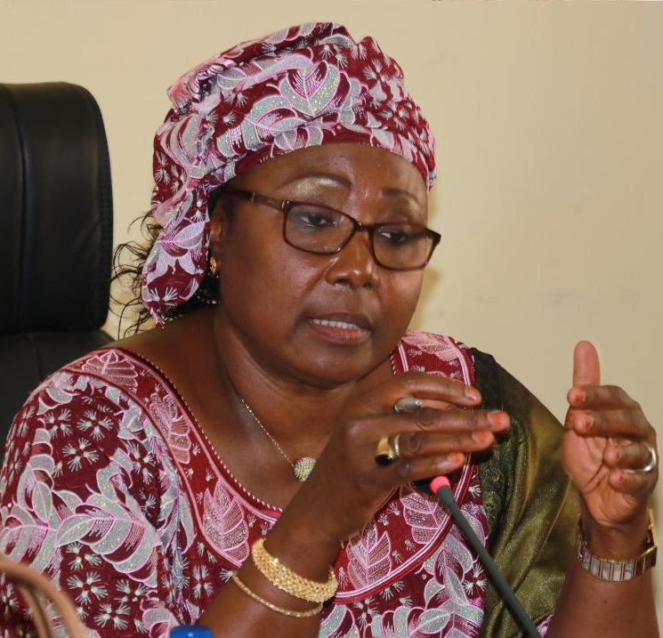 Mariam Sylla, Ministre de l'action sociale, de la promotion féminine et de l'enfance