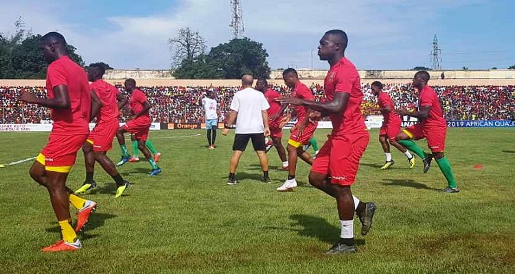 Le Sily National de Guinée en séance d'entrainement