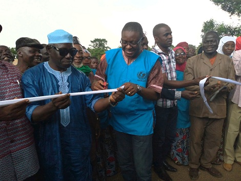 Inauguration d'un centre d'encadrement communautaire à Nionsomoridou