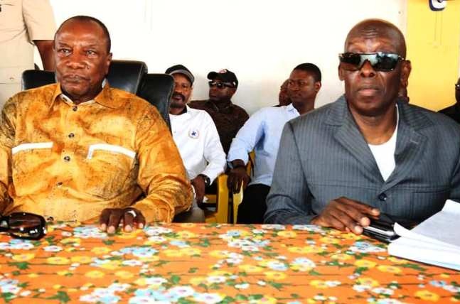 Alpha Condé, Président de la République de Guinée et Dr Mohamed Diané