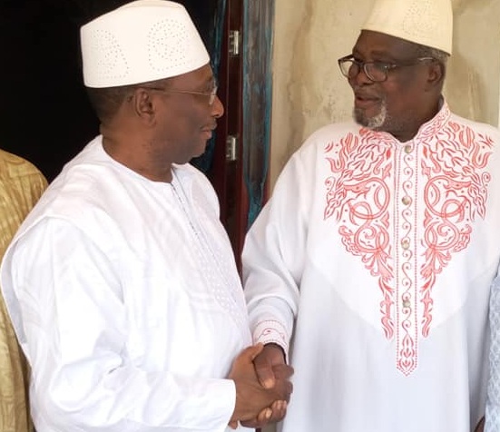 Sidya Touré, leader de l'UFR et le Kountigui Elhadj Sékhouna Soumah