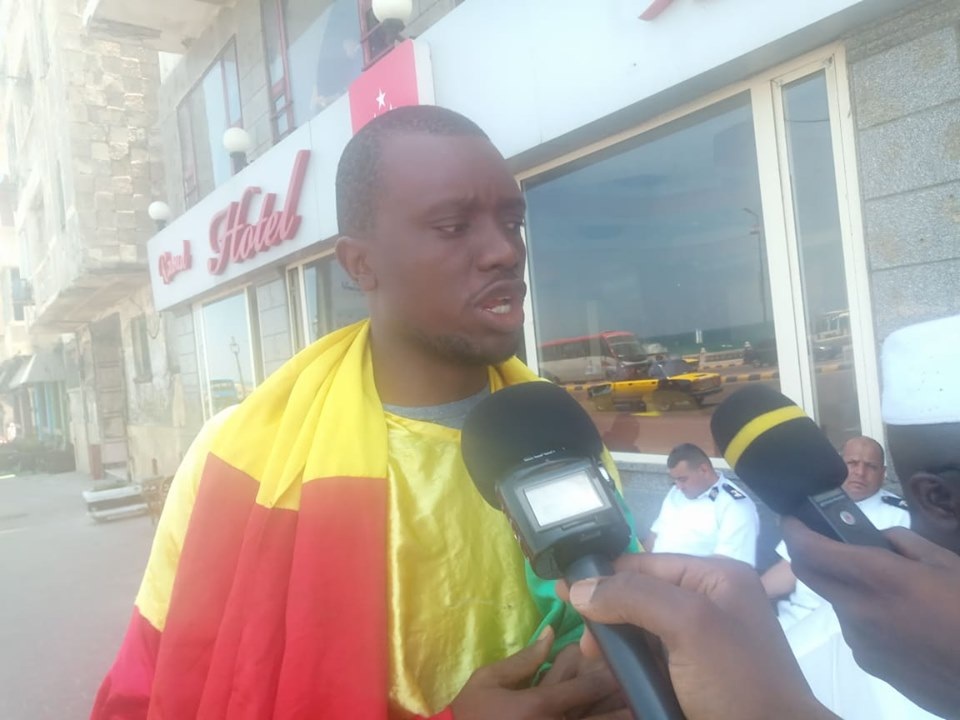 Un supporter du Sily à Alexandrie