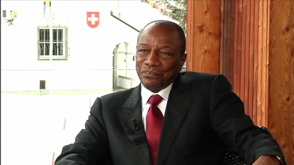 Alpha Condé, président de la République de Guinée